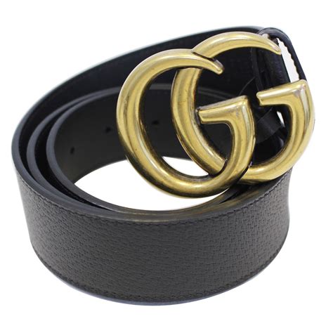 black buckle Gucci belt